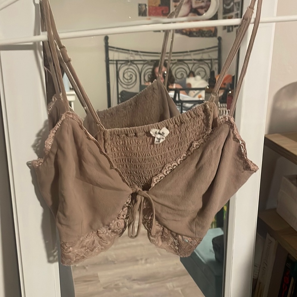 Garage crop top